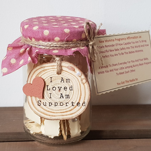 Positivity Grief Thoughtful Gift JAR OF AFFIRMATIONS Friendship Self Love 